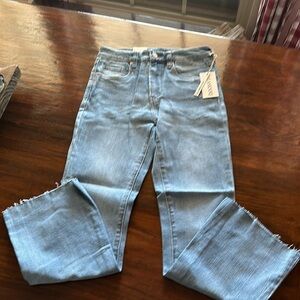 Nwt Blank NYC denim kick flare cropped  jean.